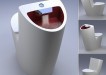 Toilets with built-in washbasins
