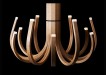 Wooden Chandelier by Mikko Paakkanen