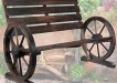 wooden garden bench