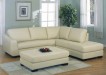 leather media sectional sofa