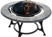the glowing firebowl with a fine mesh screen
