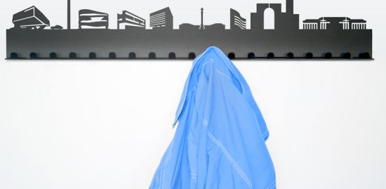 city coat rack