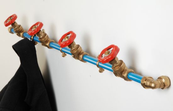 coat rack single blue