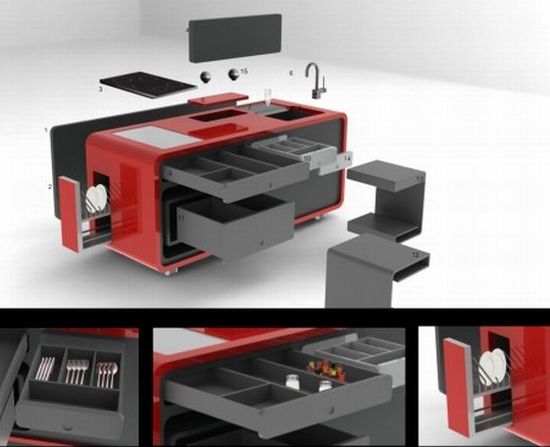 cucina compacto kitchen unit1
