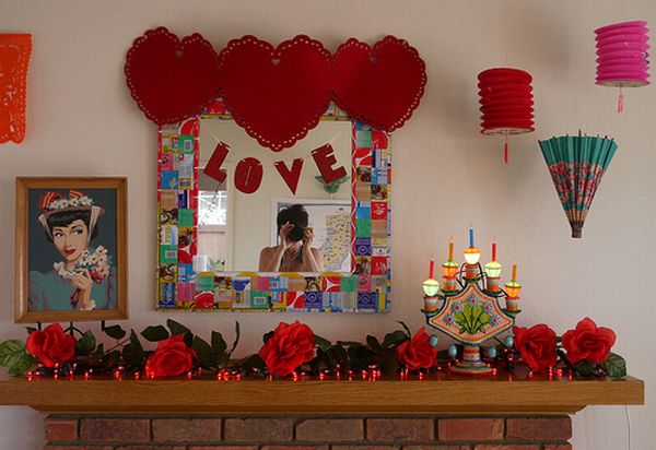 fireplace matel decoration