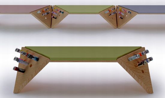 magazine bench