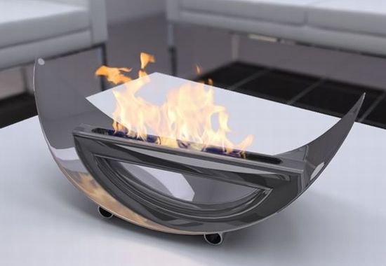 mali tabletop fireplace