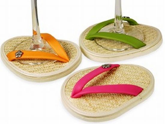 sandal drink coasters