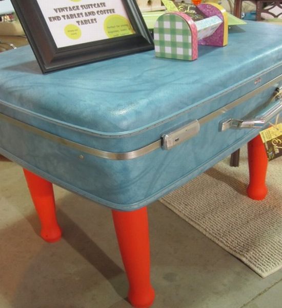 vintage suitcase coffee table1